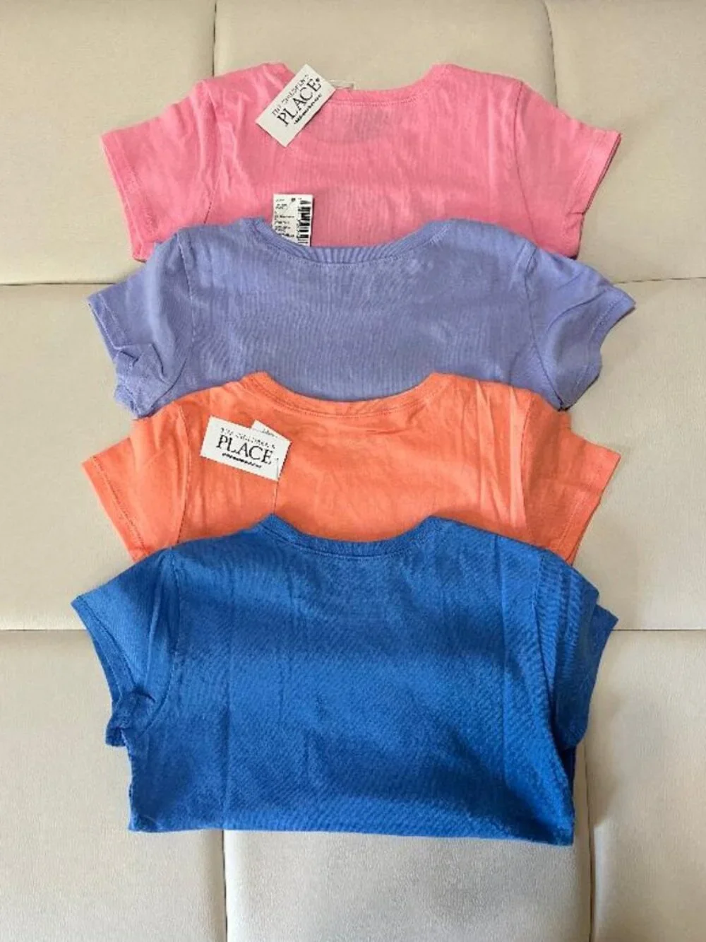 NWT 4-Pack THE CHILDREN'S PLACE Girls Cotton Shirts Size S/P (5-6)  MSRP: $46